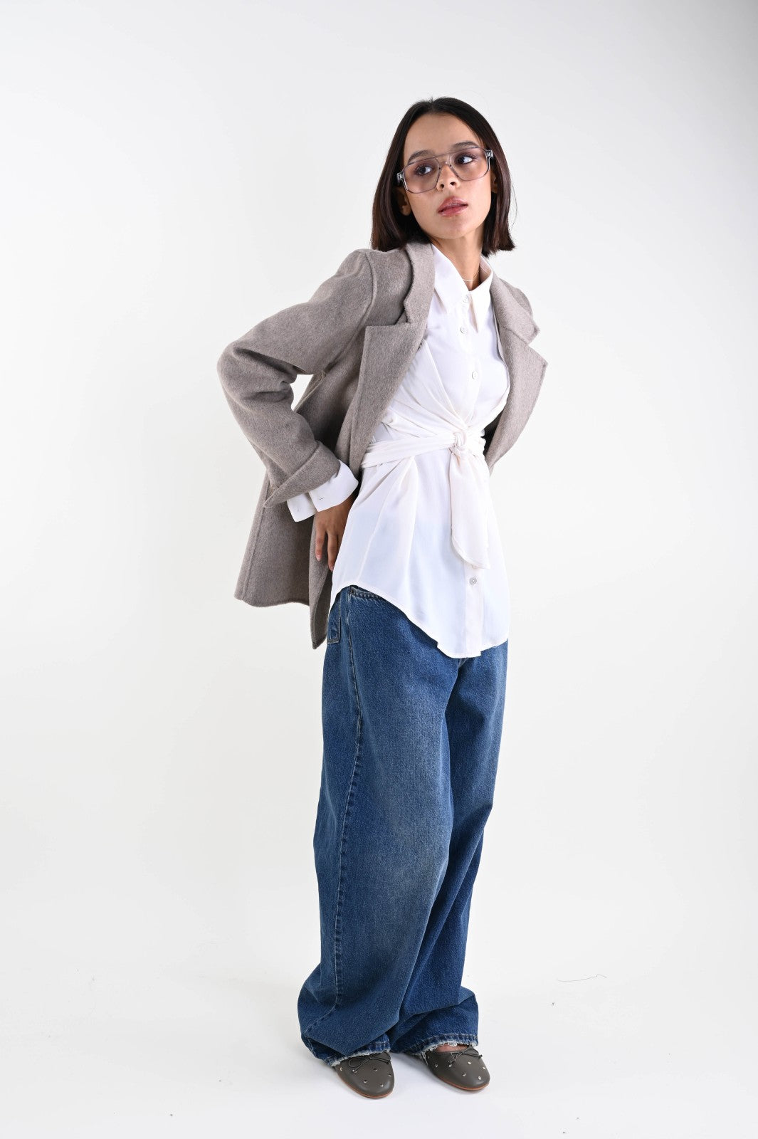 Дамско палто Монопето от вълна