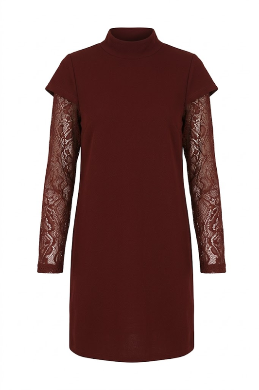 Рокля с дантелени ръкави PIZZO