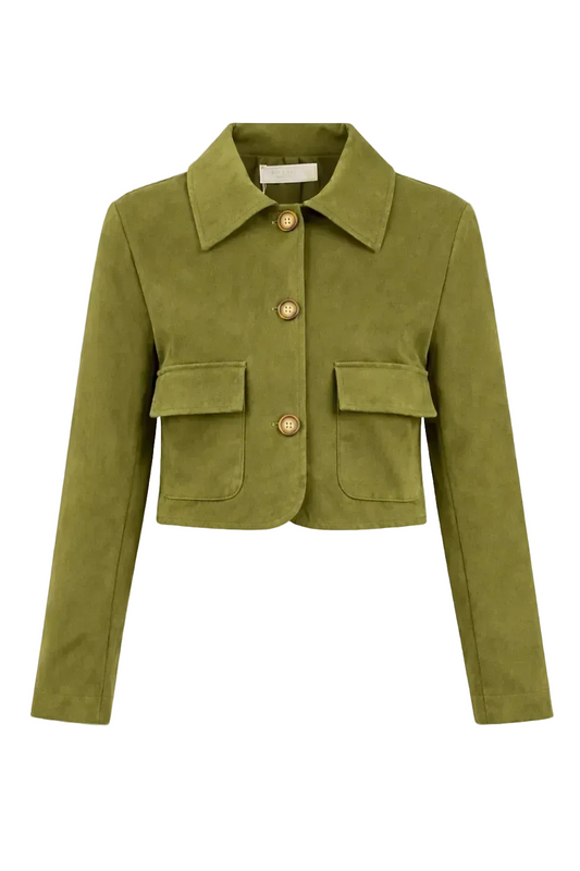 Дамско велурено яке Emilia - NKfashan 