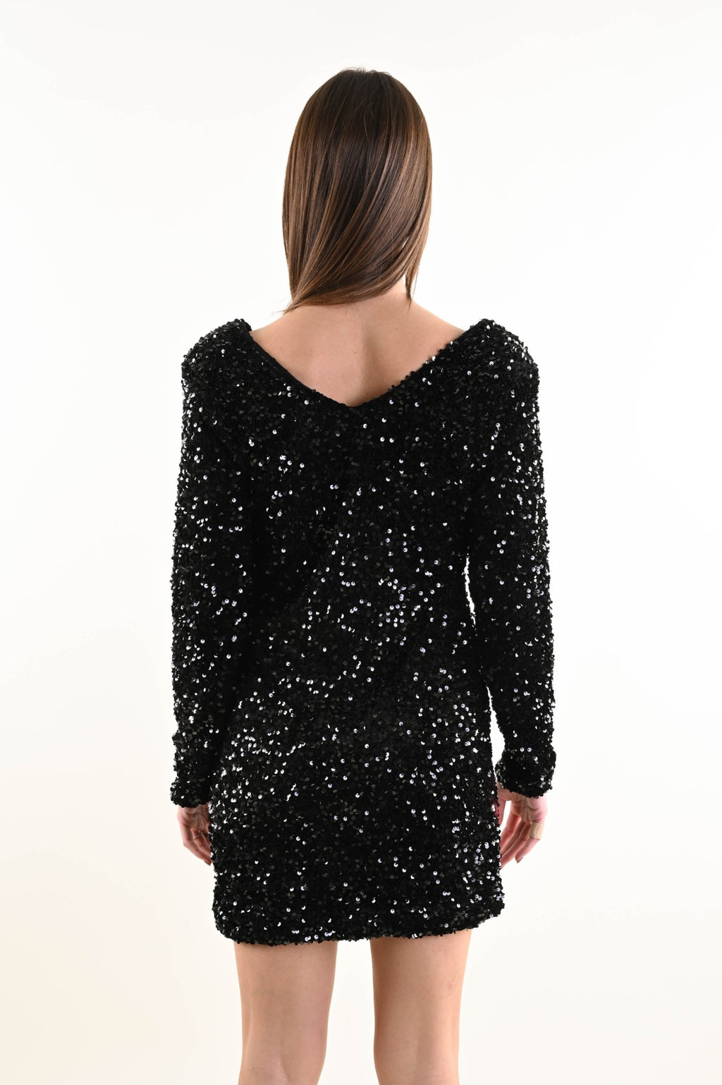 Дамска рокля с пайети