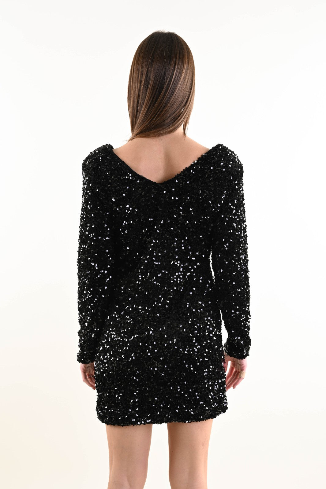 Дамска рокля с пайети