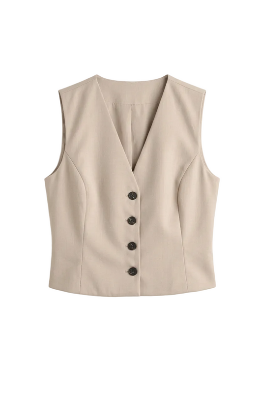 Дамски бежав елек