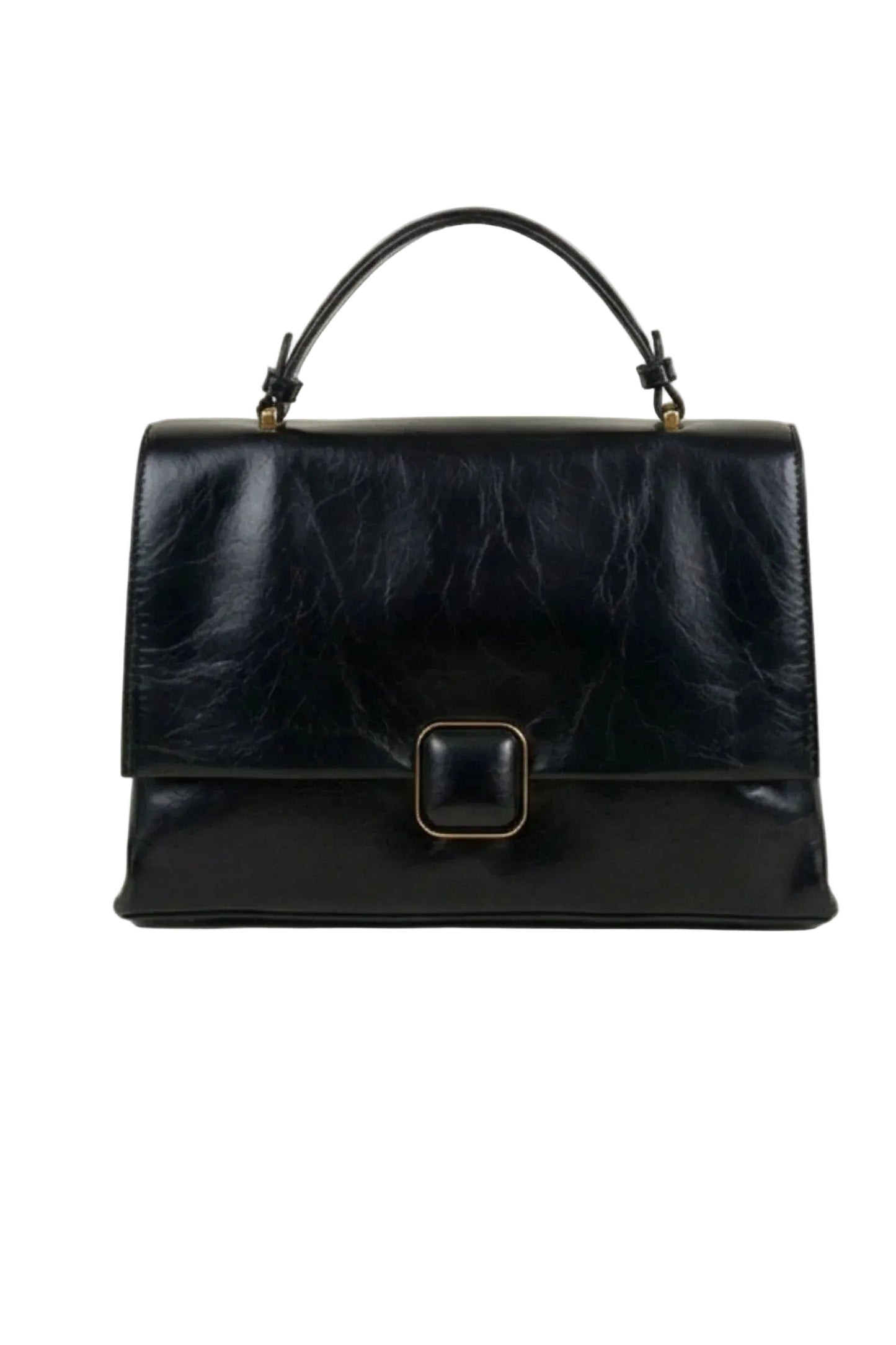 Дамска чанта с квадратна закопчалка - NKfashan 